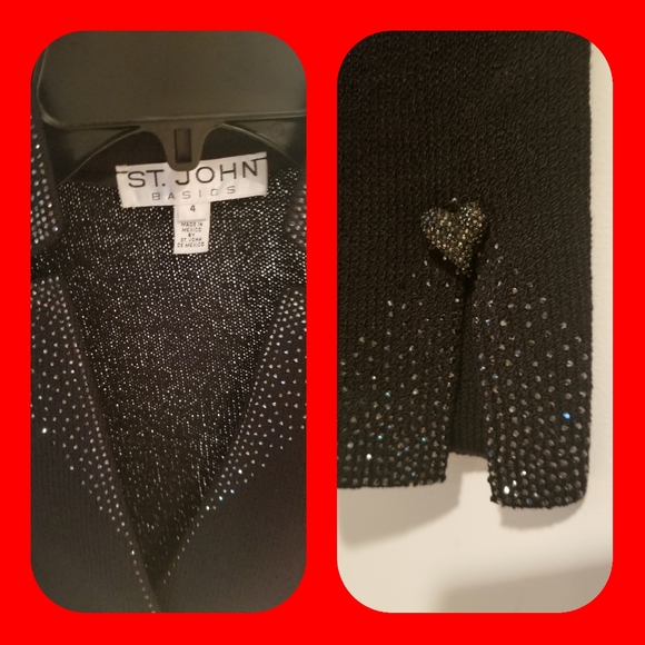 SO GORGEOUS ST.JOHN COUTURE BLAZER SIZE 4 - Picture 2 of 6